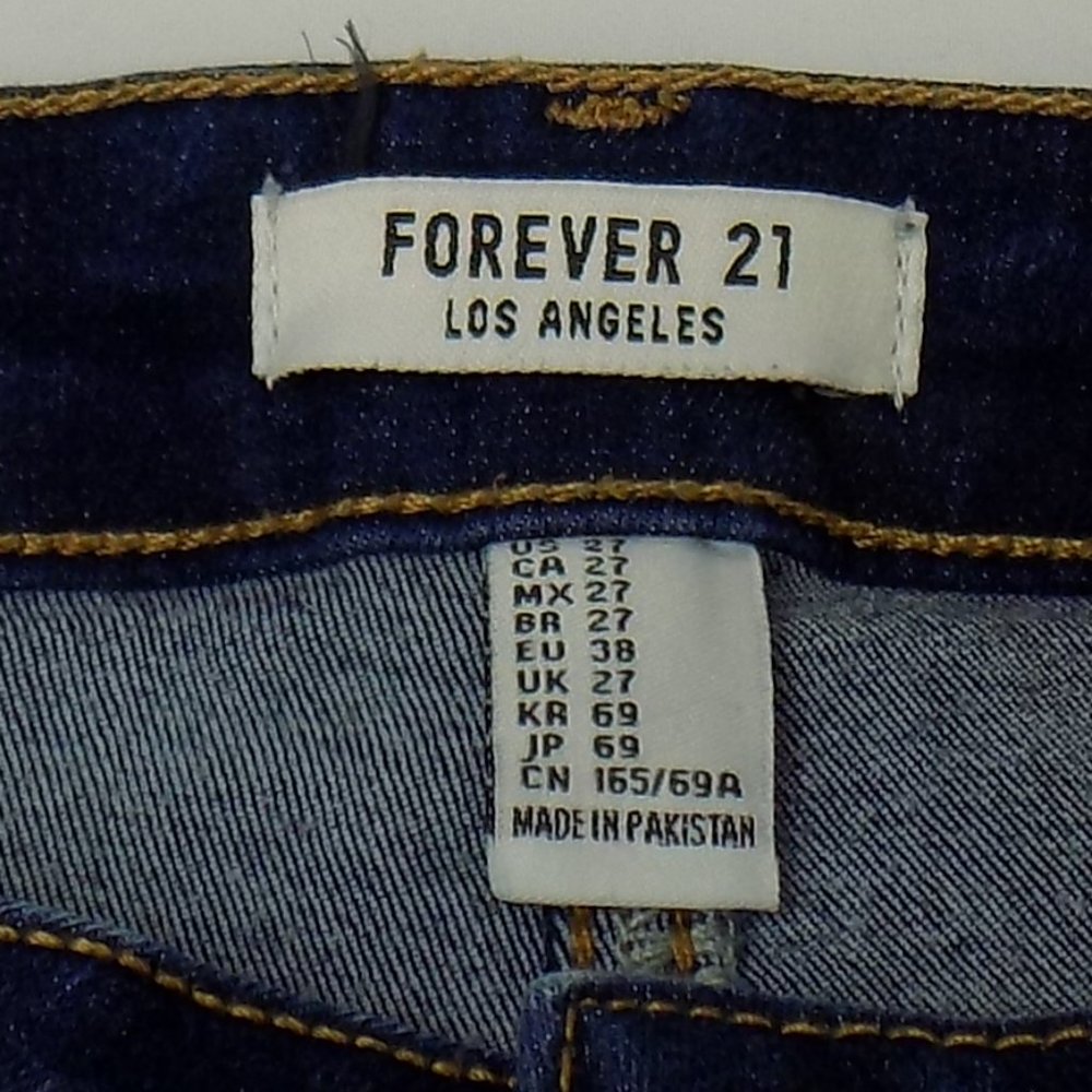 Forever 21 Los Angeles Denim Shorts Size US 27 - Picture 5 of 5